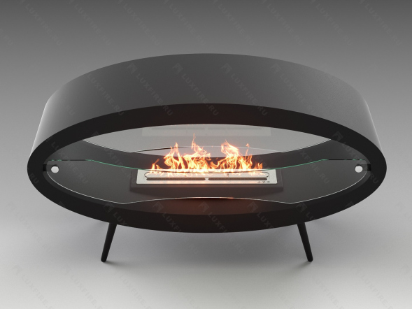 Напольный биокамин Lux Fire &amp;quot;Эллипс&amp;quot; 1200