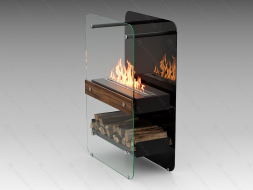 Напольный биокамин Lux Fire "Пятница W"