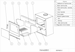 Печь-камин PANADERO Borneo