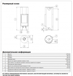 Печь-камин ABX Oregon I