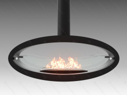 Подвесной биокамин Lux Fire "Эллипс" 1200